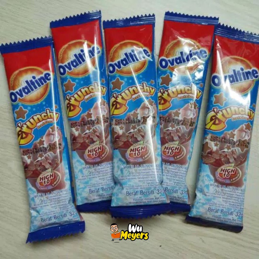 

New // Ovaltine Cold Crunchy Susu Bubuk Coklat Stik 32 Gr X 18 Stik // 100% Original