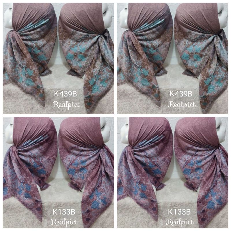 jilbab segi empat  motif voal motif lasercut denay motif voal motif premium (harga grosir partai)