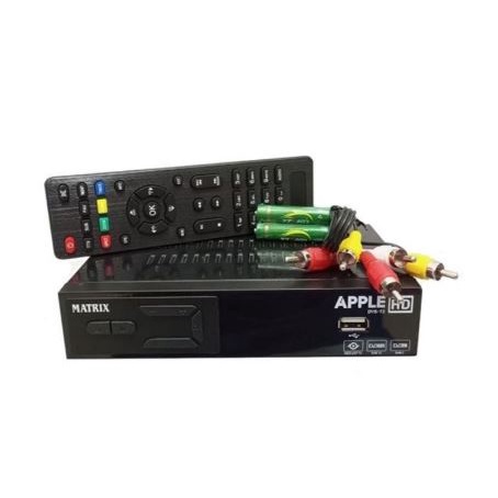 Set Top Box Tv Digital Matrix Apple Merah