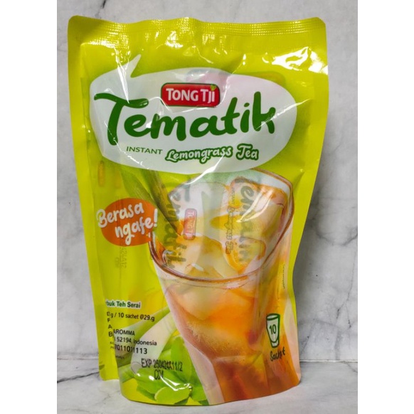 

TONG TJI TEMATIK LEMONGRASS TEA POUCH 10 Sachet - Teh Lemon Grass Tong Tji