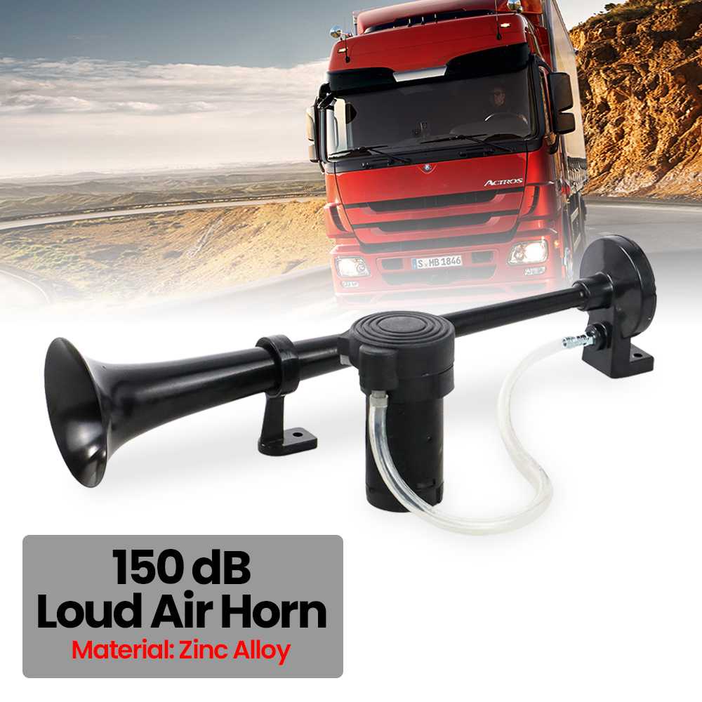 Klakson Trompet Mobil Loud Air Horn 150dB 12V - TZ-318