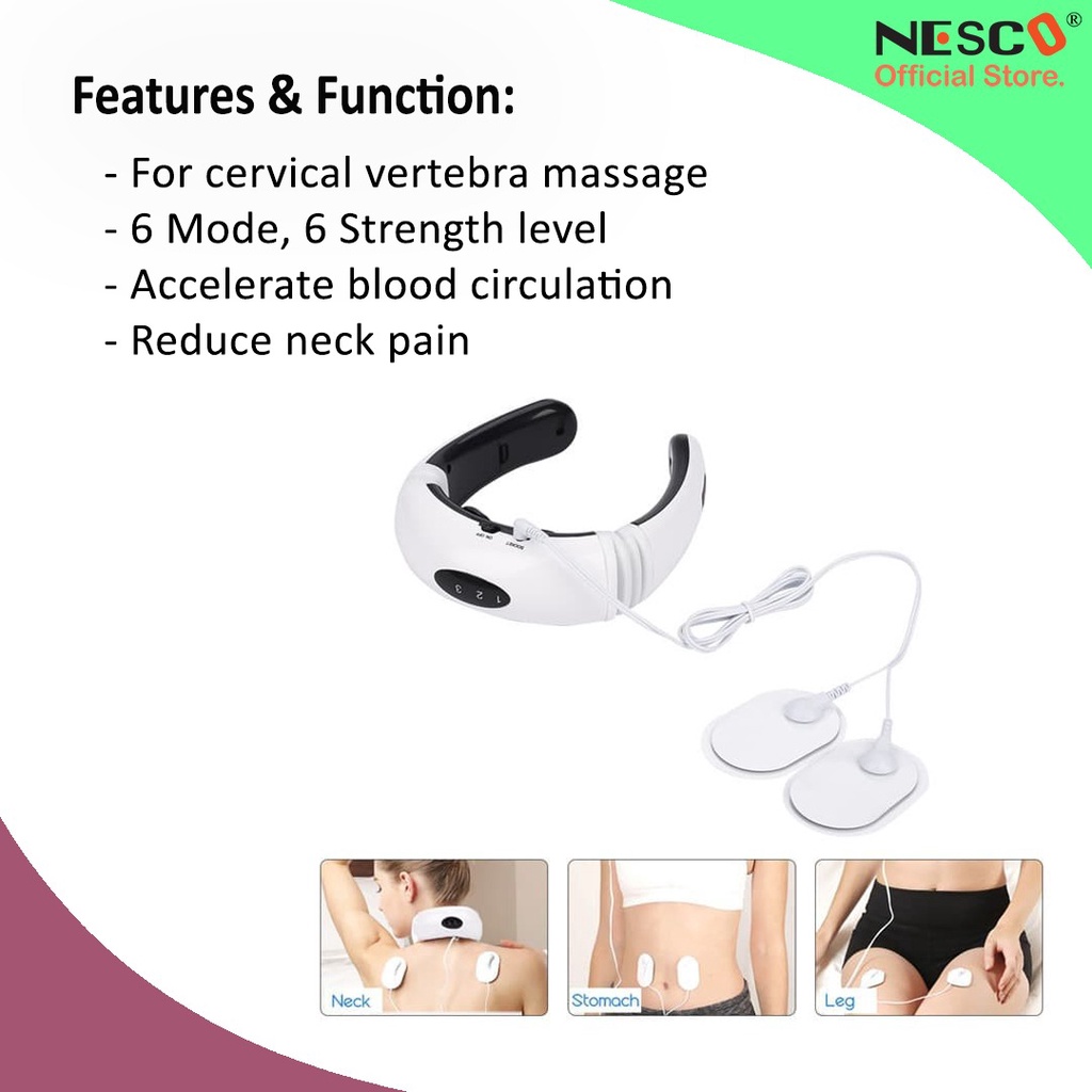 NESCO NECK MASSAGER TYPE BISD 045N &amp; BISD 046N