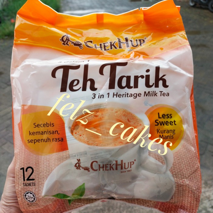 

CHEK HUP TEH TARIK LESS SWEET