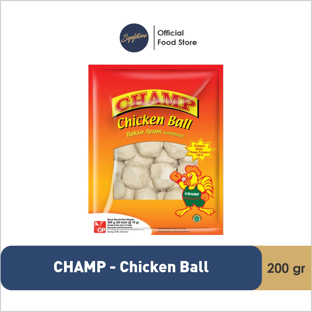 

CHAMP CHICKEN BALL 200 gr (KHUSUS KURIR)