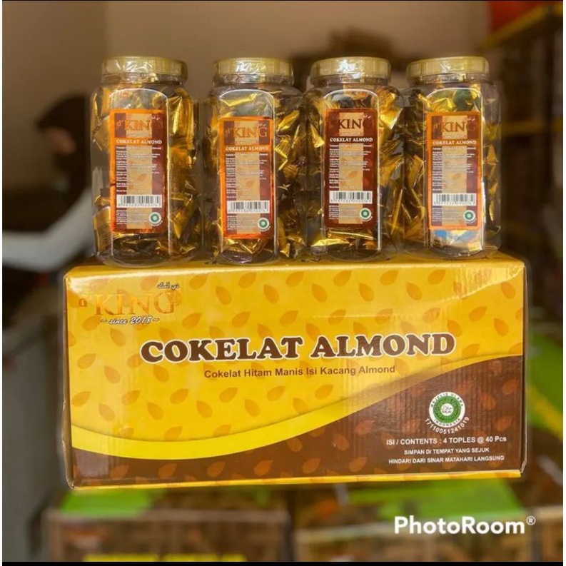 

Jajan Lebaran Jajan Imlek Cokelat Almond isi 4 Pcs