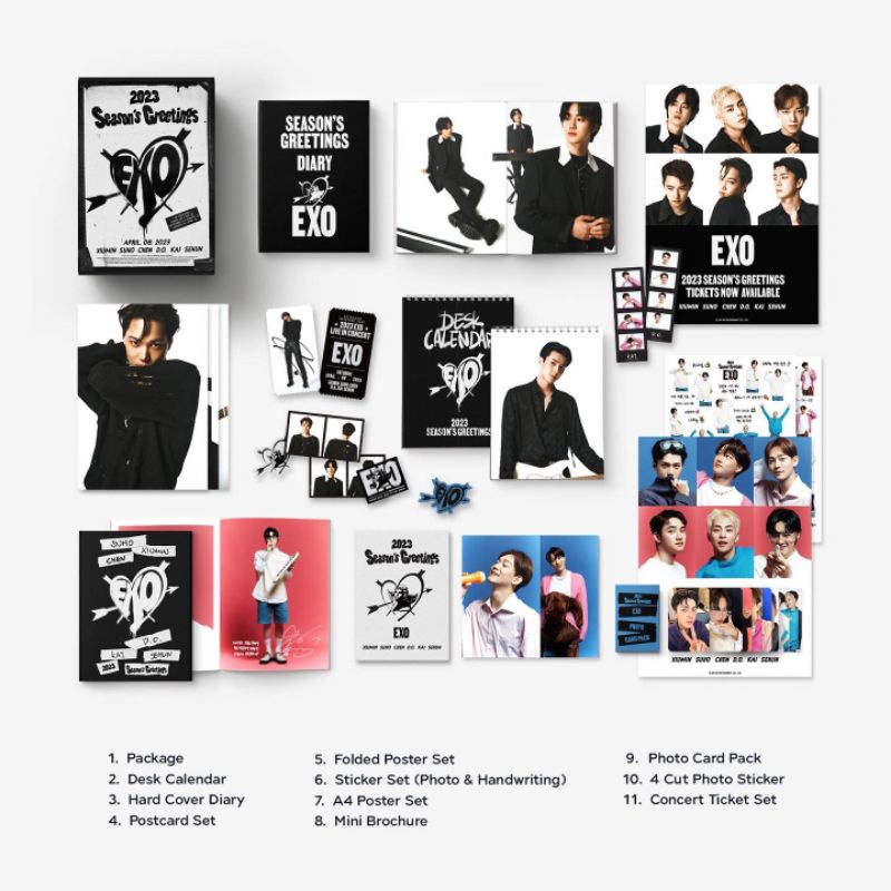 Sharing season greeting EXO 2023 Yes24