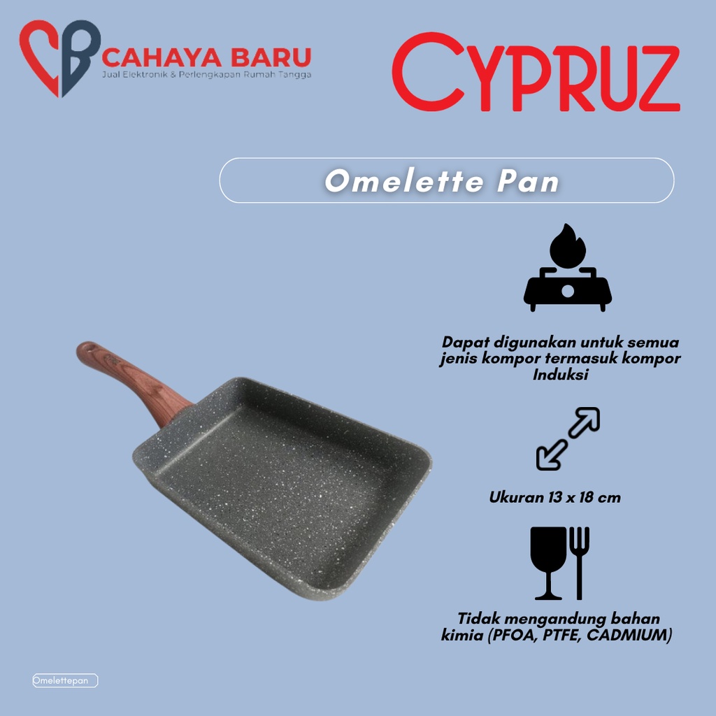 CYPRUZ OMELETTE PAN