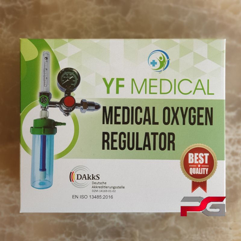 Regulator Gas Oksigen / Regulator Oksigen Medis / Alat Pernafasan