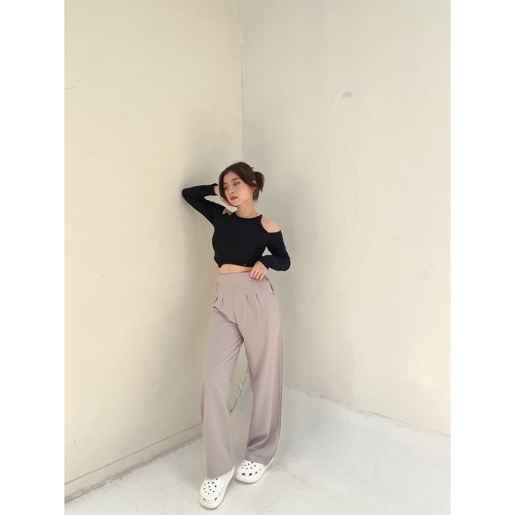 POTTIE - Jinnie Cullotes Pants - Long Culottes High Waist