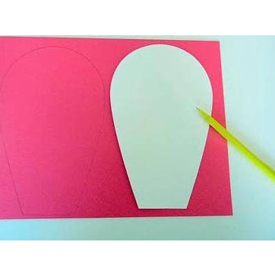 Template Pola Paper Flower C
