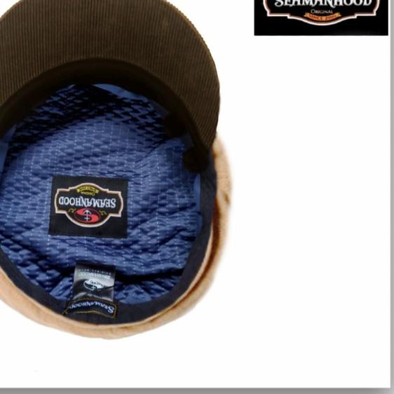 Topi Pelaut/ Fiddler Cap/ Topi Captain/ Topi Sailor/ coklat twill - 56