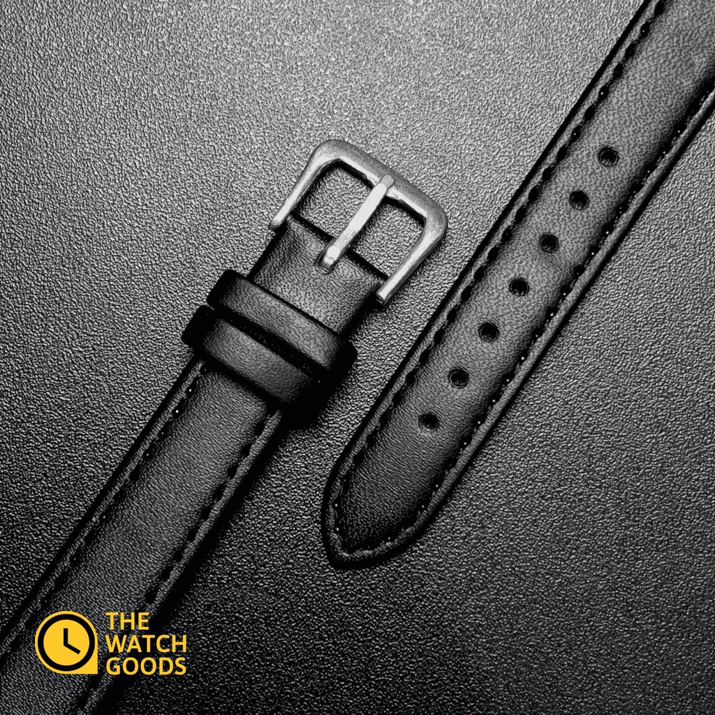 [PREMIUM QUALITY] Leather Watch Strap Time King 16mm 18mm 20mm 22mm 24mm | Tali Jam Tangan Kulit Grade B