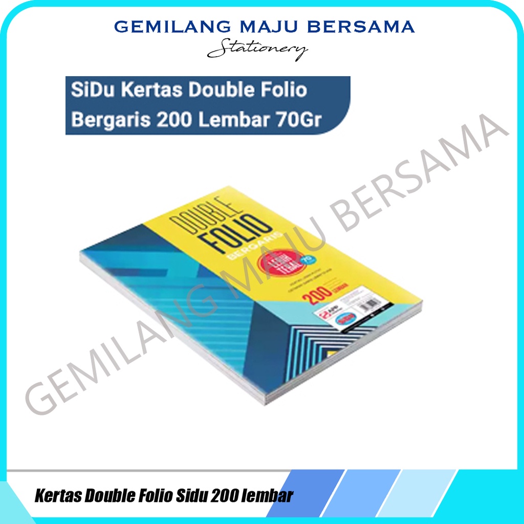 

Kertas Double Folio Garis Sinar Dunia RF 200lb