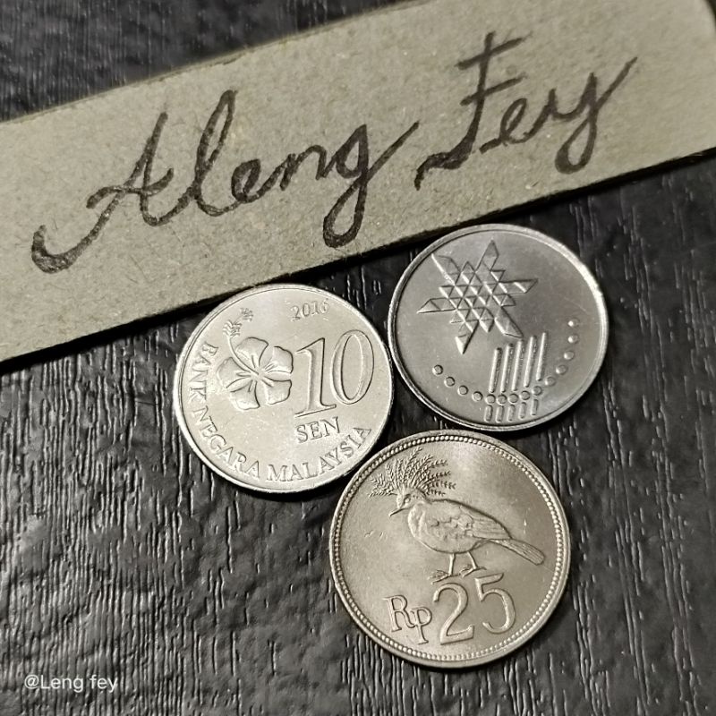 koin asing Malaysia 10 sen
