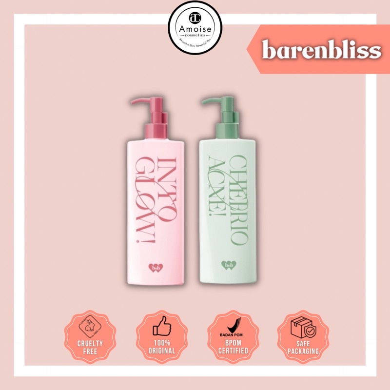 BNB Barenbliss Cheerio Acne Black Opium Calming Body Wash & BNB Barenbliss Into Glow Mon Paris Brigh
