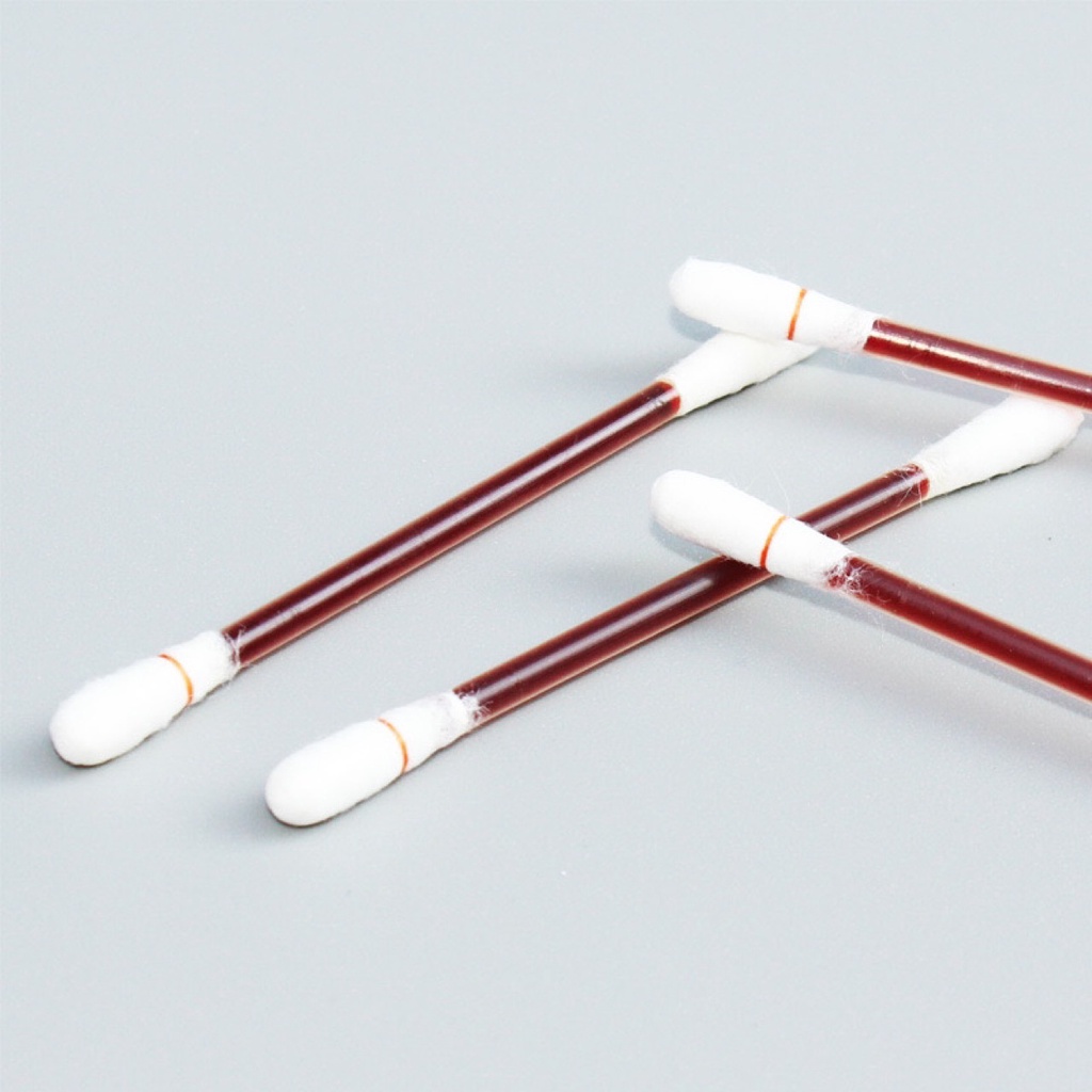 (BOW) 50PC Kapas Medis Portable Cotton Bud First Aids Perawatan Pertolongan Pertama Kapas Alkohol Cairan Antiseptik
