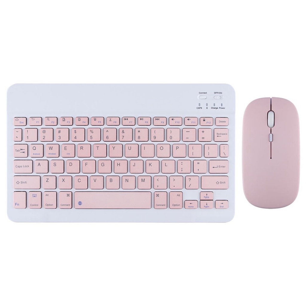 Mixx 10 Inch 3 in 1 Wireless Bluetooth Keyboard Mouse Set Lightweight Portable For iPad Samsung Xiaomi Phone