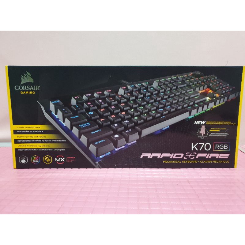 keyboard Gaming Corsair K70 / Corsair K70 Rapid fire gaming / keyboard gaming RGB Corsair