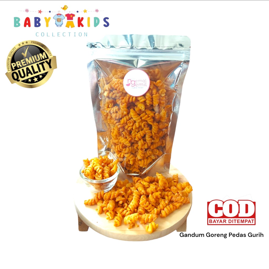 

Gandum Goreng Pedas Gurih Spiral Kualitas Premium
