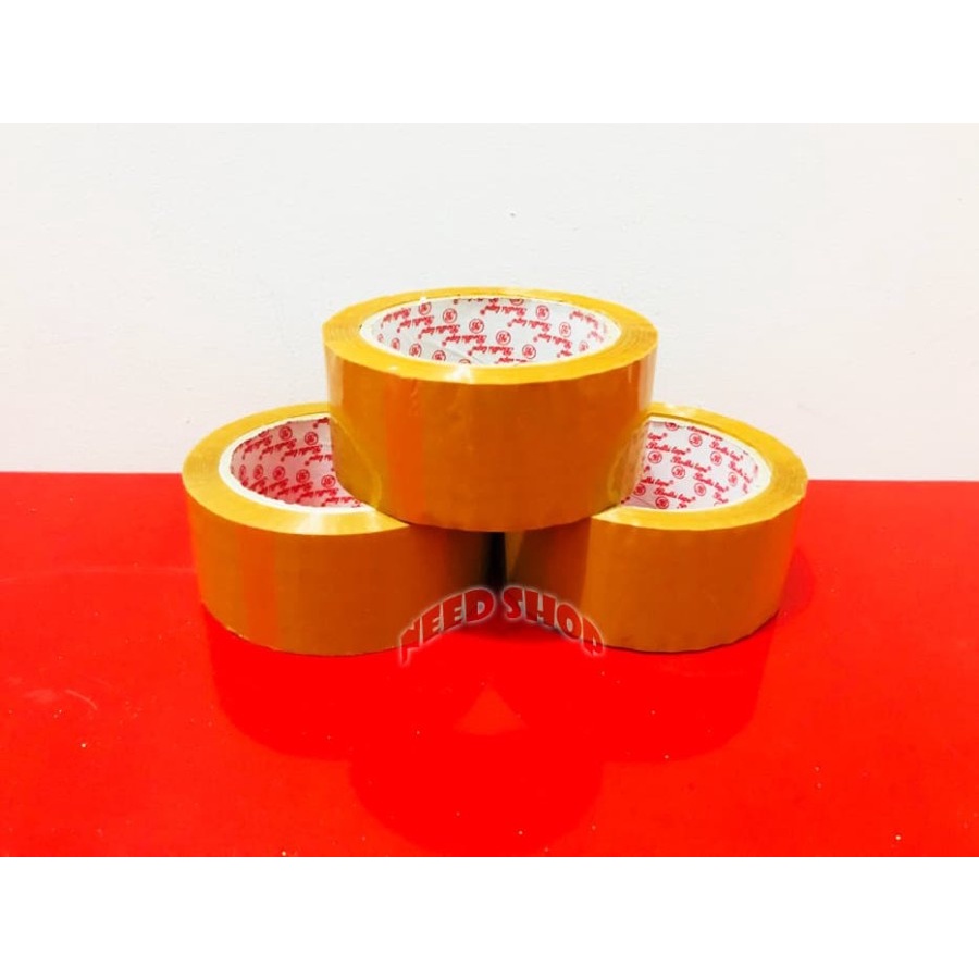 

(COKLAT) OPP TAPE LAKBAN BODHI TAPE / BODHI TAPE 2" ( 45MM X 100 YARD)