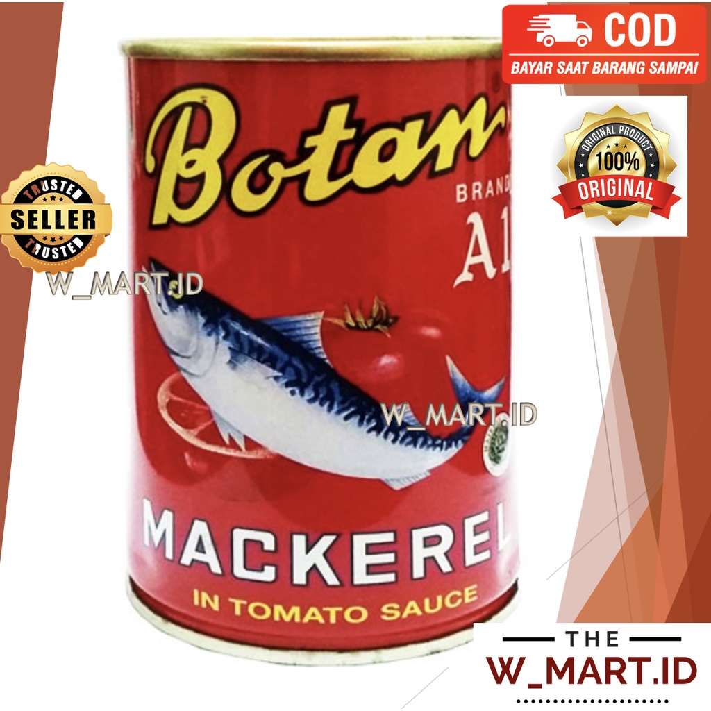 

BOTAN MACKEREL SARDEN IKAN KALENG 155 GR