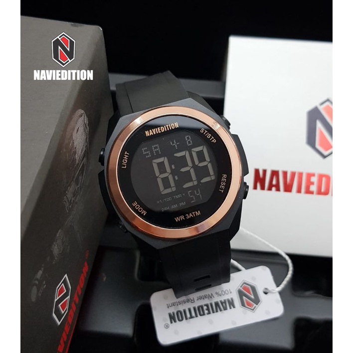 NAVIEDITION 2628 JAM TANGAN PRIA WANITA ORIGINAL DIGITAL TAHAN AIR INCLUDE BOX