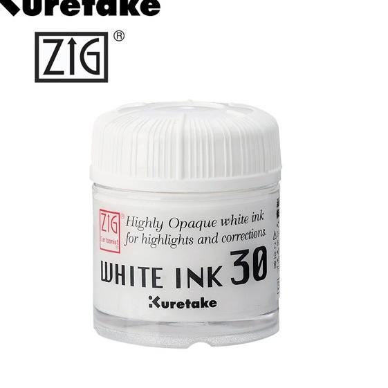 

Kuretake Pen Ink - White Ink