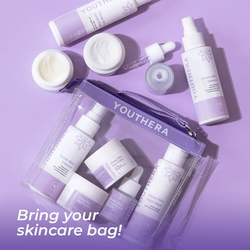 Youthera Glowy Series Skincare by PT L'ESSENTIAL / Alternatif Skincare FARMASI / Paket Skincare AMAN