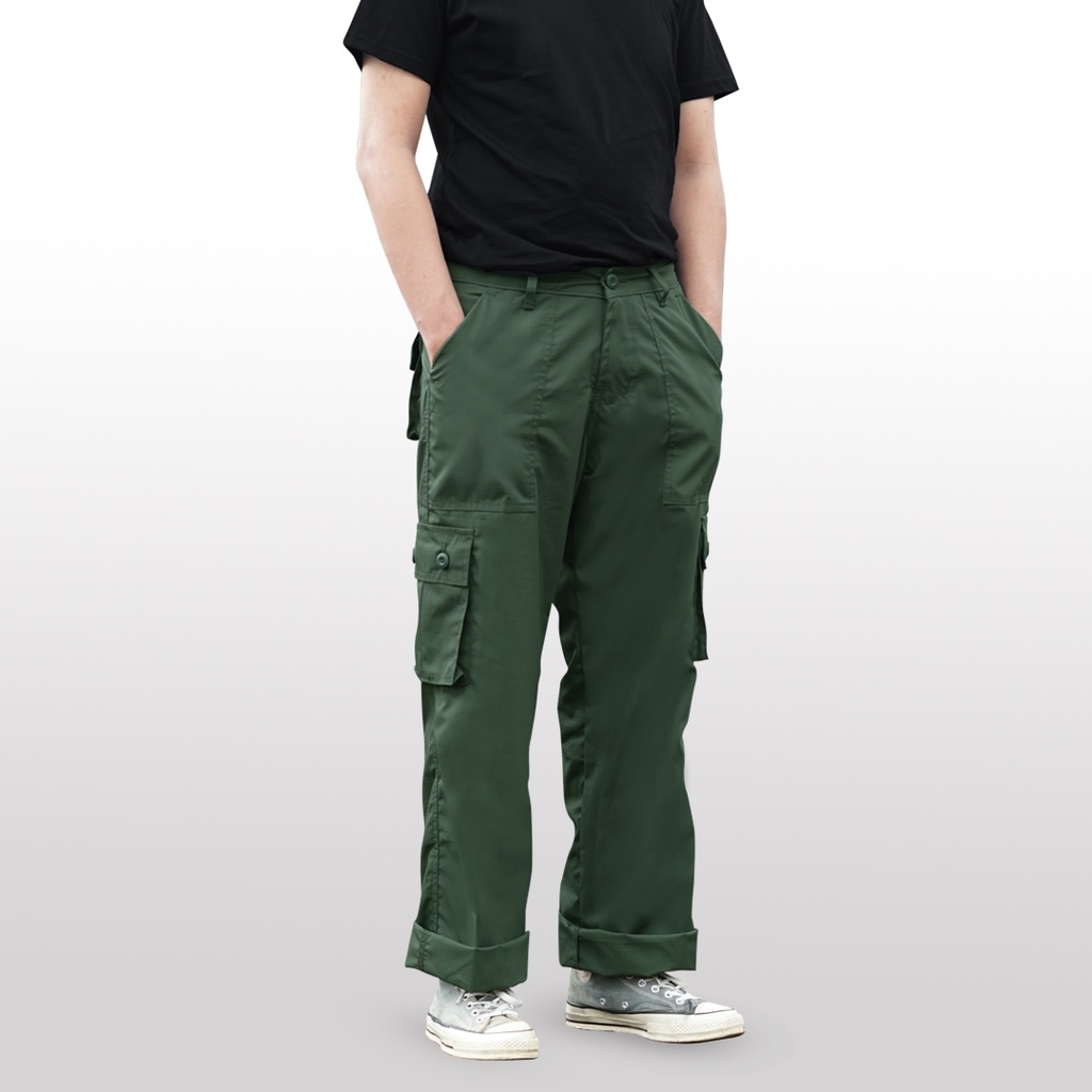 PLAIN AS DAY - TOBEY CARGO PANTS - ARMY