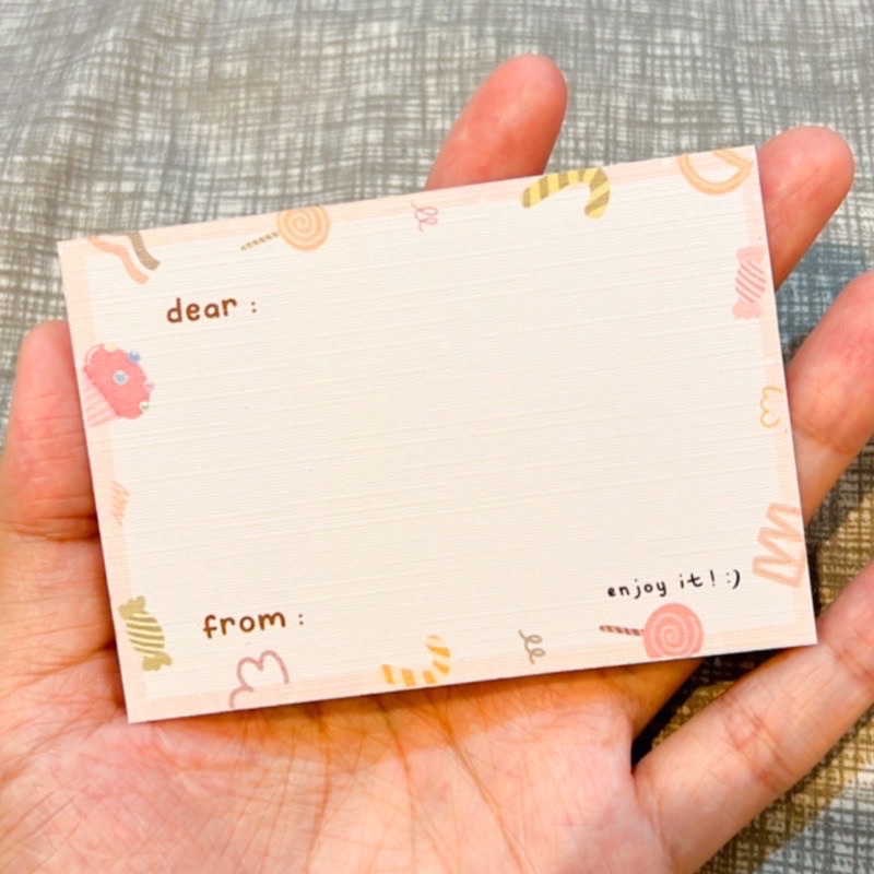 KARTU UCAPAN GREETING BLANK CARD