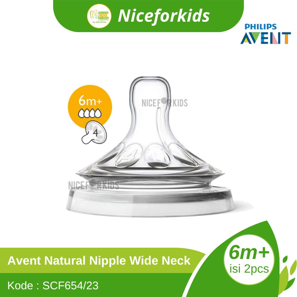 Avent Nipple Wide Neck / Dot Botol Susu Avent Wide Neck