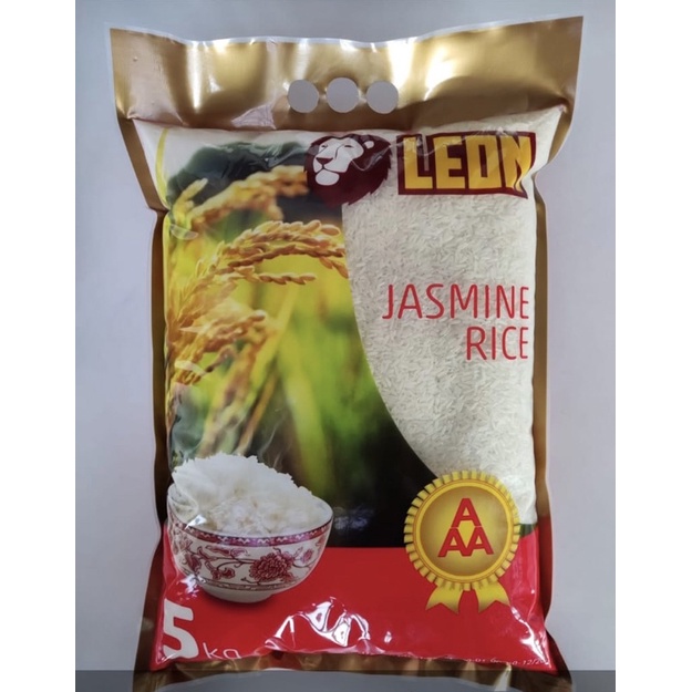 

Beras Jasmine Thailand Leon 5 KG