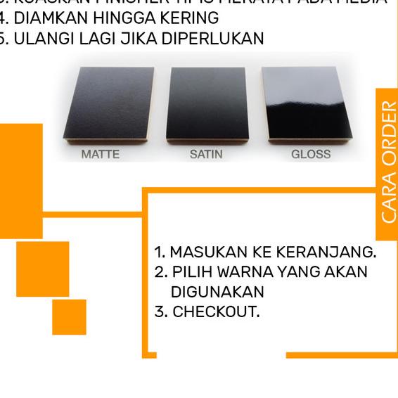 

leather finisher varnish kulit pelapis clearcoat gloss