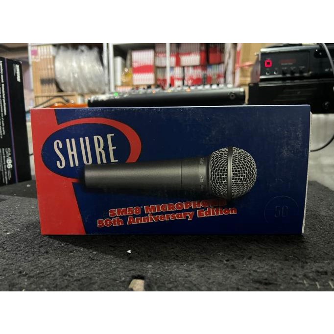 Shure Sm 58 - 50 Anniversary Limited Edition - Made In Mexico