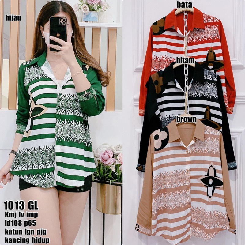 Kemeja woolpeach cantik import