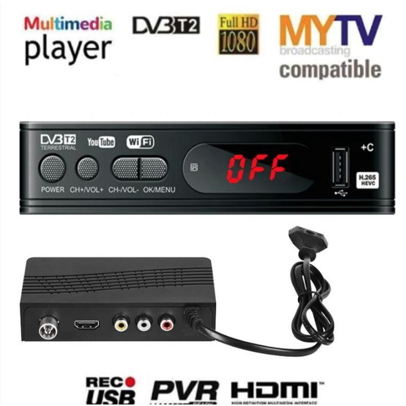 Set Top Box Receiver TV Digital DVB-T2