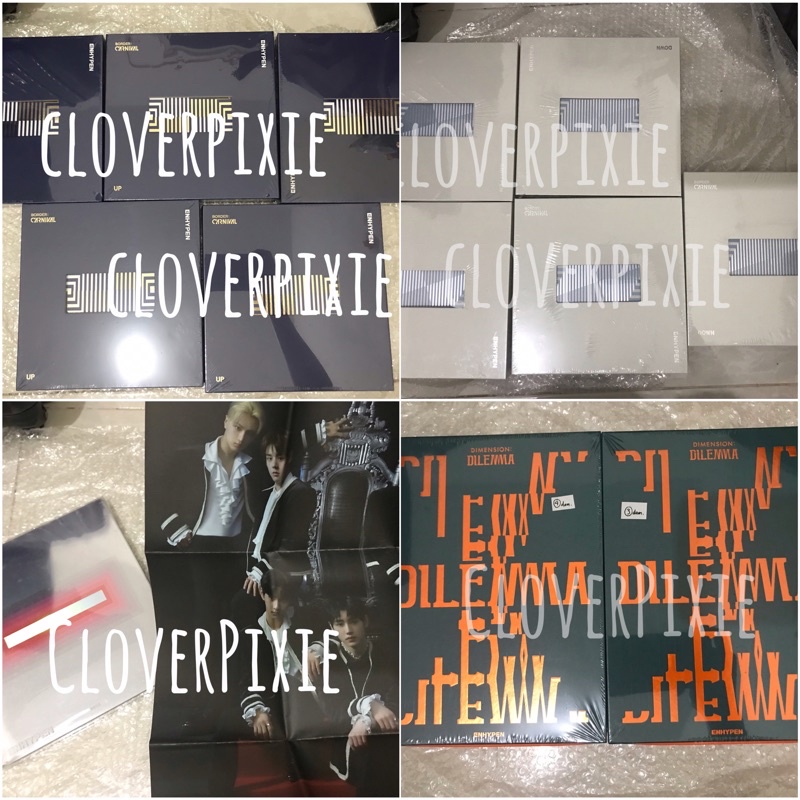 [READY STOCK] SEALED ALBUM ENHYPEN BORDER:CARNIVAL UP DOWN DIMENSION:DILEMMA ODYSSEUS BORDER:DAY ONE