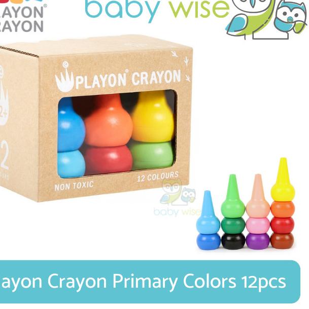 

Playon Crayon Primary Colors 12pcs