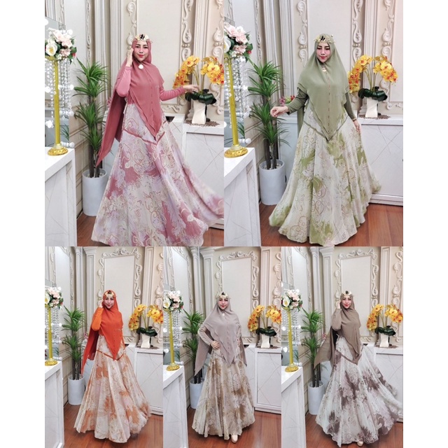 Gamis syari Humaira Design by arsyakayla
