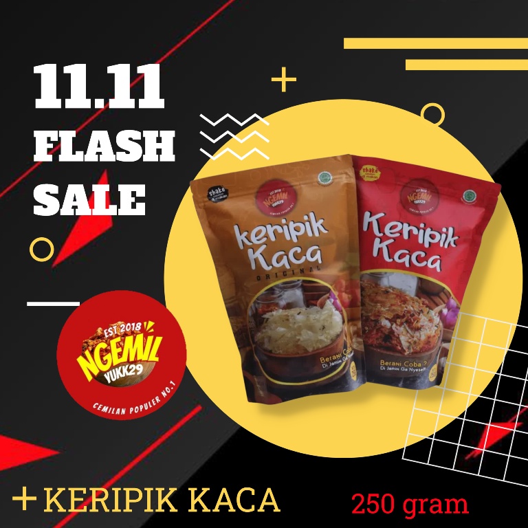 250 GRAM KERIPIK KACA DAUN JERUK