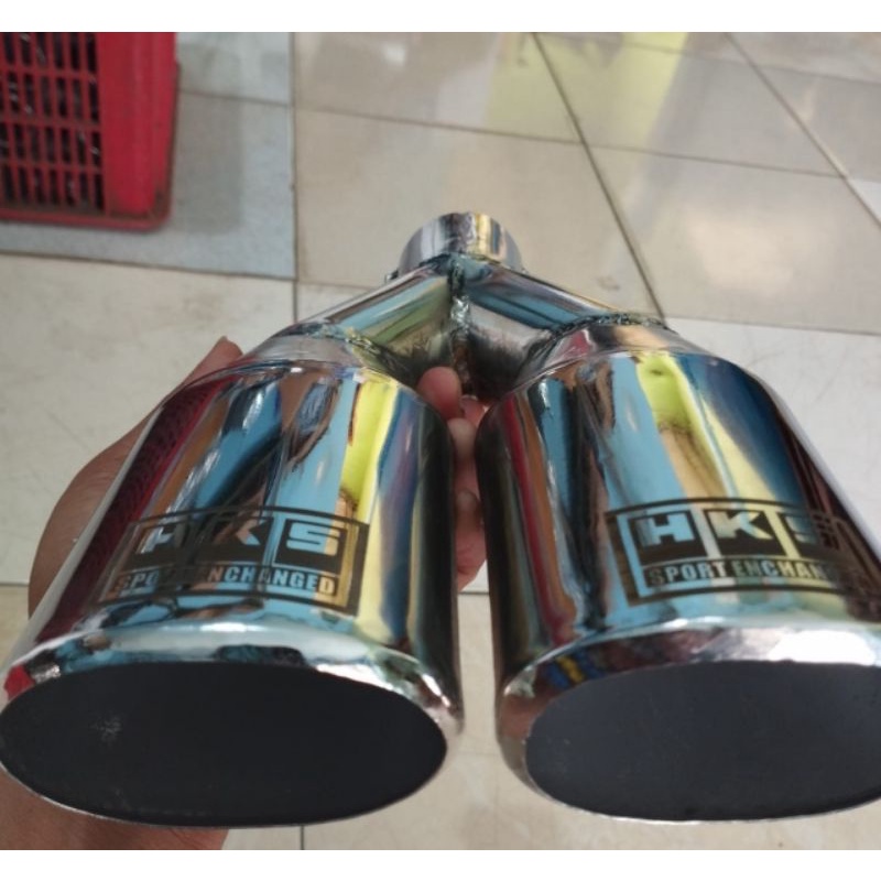 KNALPOT MOBIL HKS CABANG BENSIN DAN SOLAR