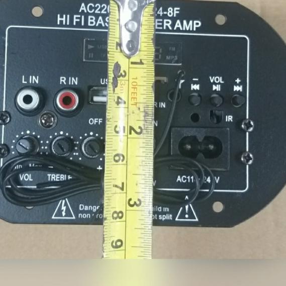 kit modul amplifier power hifi bass bluetooth ac dc