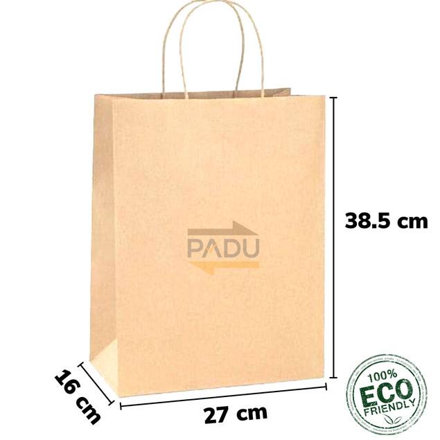 

Grocery Bag + Tali 27x16x38.5 cm - SOS Paper Bag / Kantong Belanja