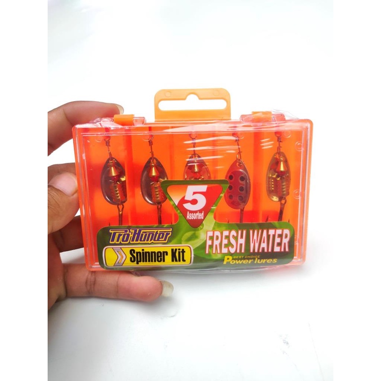 umpan Pro Hunter Spinner Kit isi 5 pcs