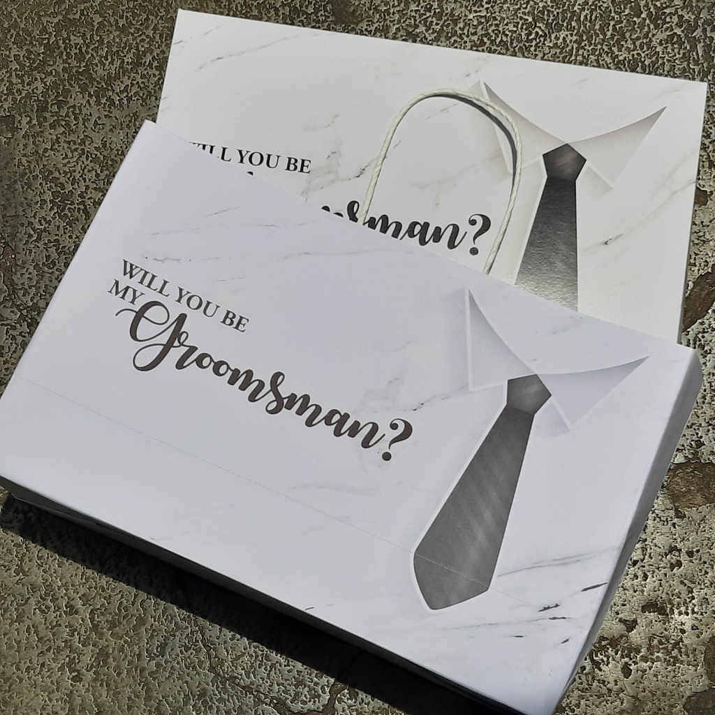 

PAPERBAG GROOMSMAN | BOX GROOMSMAN | PAPERBAG BOX READY STOK