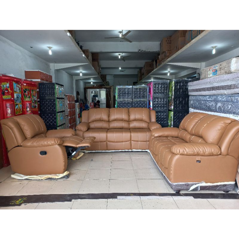 Sofa Recliner Titov Monte Carlo 321 fullset garansi 5 tahun