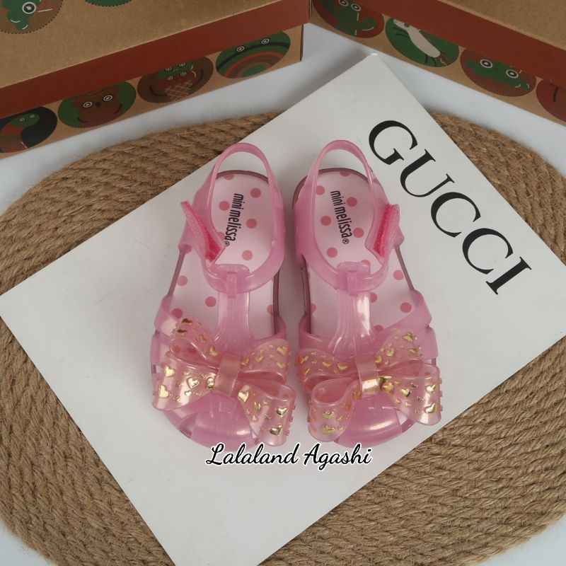 Sepatu sandal mini melissa Aranha XIII /sepatu Melissa anak cewek/sepatu jelly anak