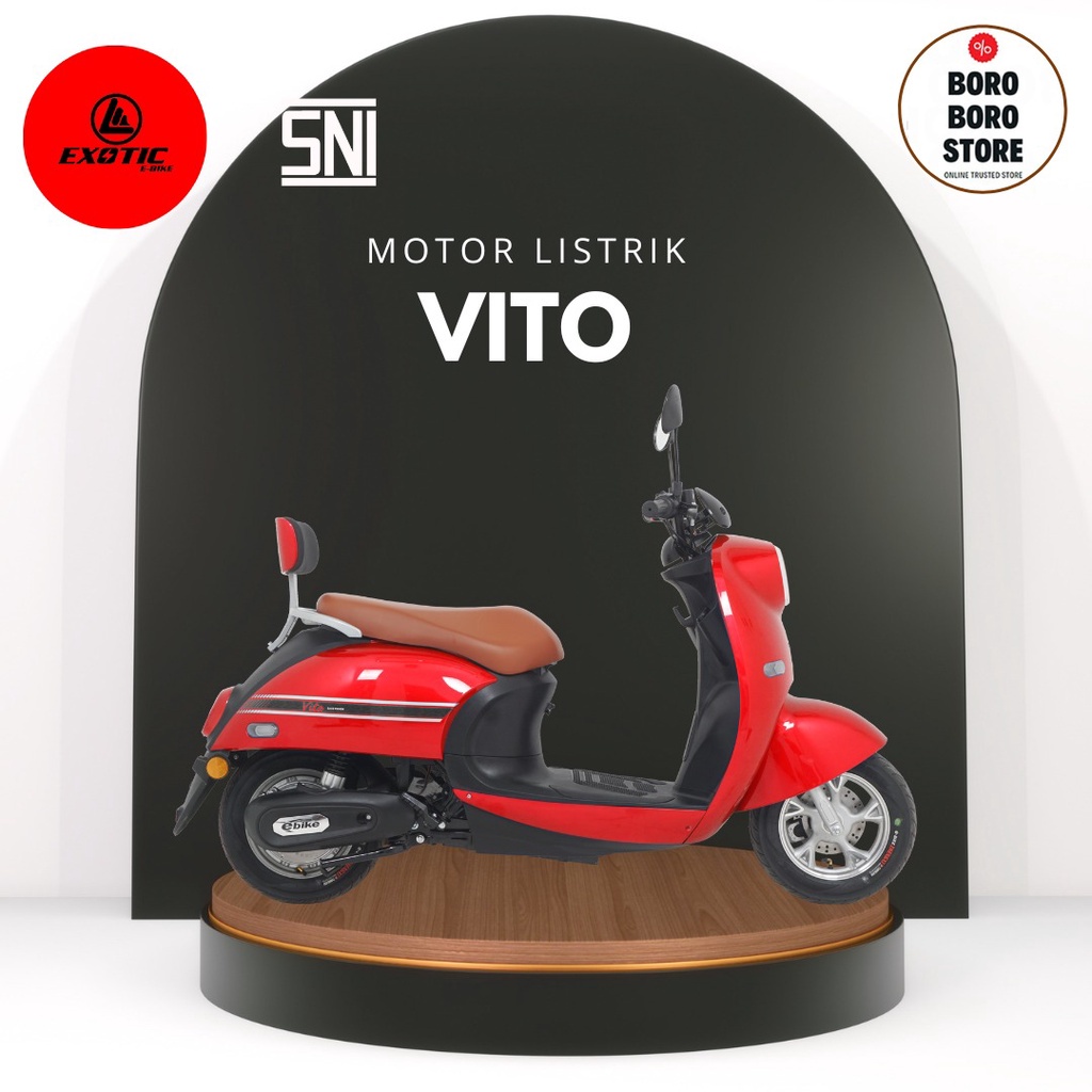 NEW Motor Listrik Exotic VITO Garansi Resmi by Pacific