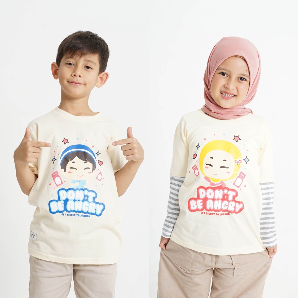 AMMARKIDS X HAFIZ HAFIZAH Kaos Anak Islami Tangan Panjang dan Pendek 3 12 Tahun Kualitas Premium DistroFree