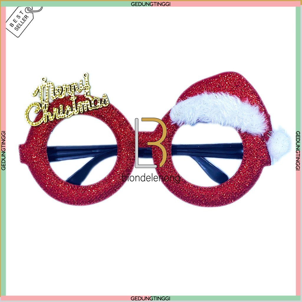 Kacamata Topi Santa Claus Bando Bandana Natal Tanduk Telinga Rusa Merry Christmas Aksesoris Accesories Ornamen Pita Rambut Dewasa Anak Bayi Baby Pohon Korea Bunny Gajah Dino Perempuan Cewek Nyala Lampu Led Pom Cute Lucu Imut Korea Viral Murah 1 2 Tahun